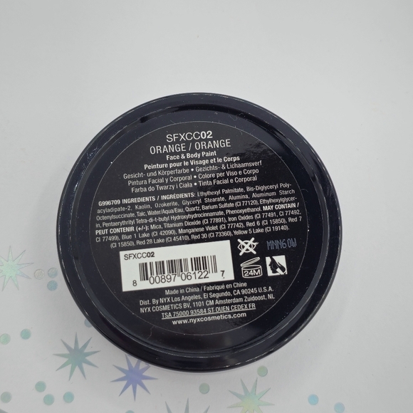 NYX Cosmetics Orange SFX Creme Colour - Picture 4 of 5
